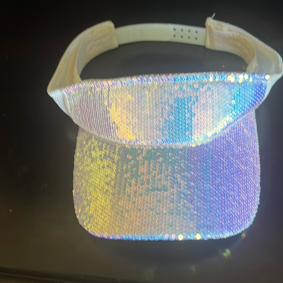 Other - Sunvisor, white wood sparkles
